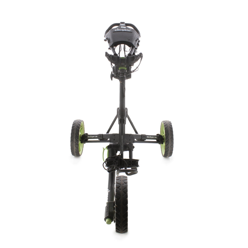 Clicgear 3.5+ 3-Wheel Push Trolley - Black/Green