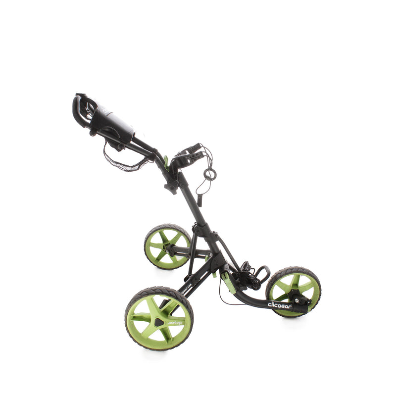 Clicgear 3.5+ 3-Wheel Push Trolley - Black/Green