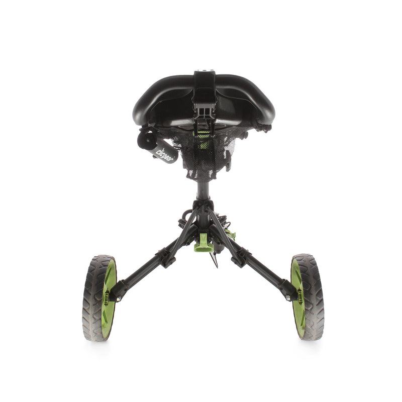 Clicgear 3.5+ 3-Wheel Push Trolley - Black/Green