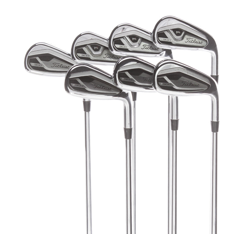 Titleist T300 2021 Steel Mens Right Hand Irons 5-GW Senior - Project X Rifle 5.0