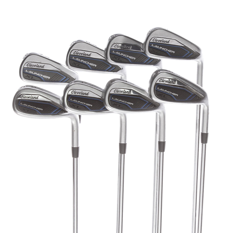 Cleveland Launcher XL Steel Mens Right Hand Irons 4-PW+GW Regular - True Temper Elevate MPH 95