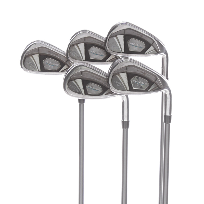 Callaway Rogue X Graphite Mens Right Hand Irons 6-PW Senior - Aldila Synergy 50IR