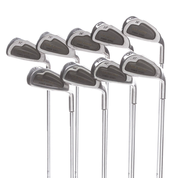 Howson Tour Master Power Series Steel Mens Right Hand Irons 3-SW Regular - True Temper