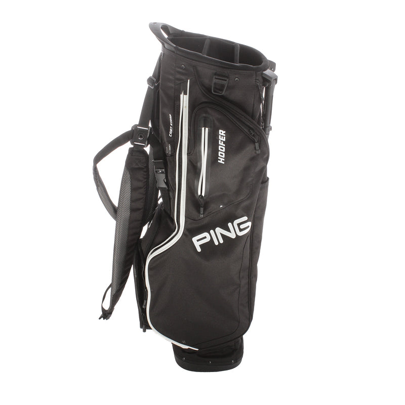 Ping Hoofer Stand Bag - Black/White