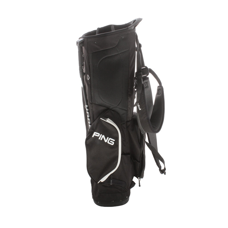 Ping Hoofer Stand Bag - Black/White