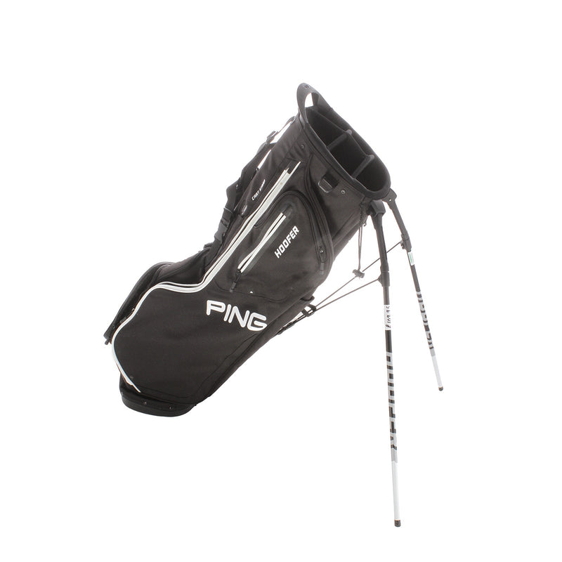 Ping Hoofer Stand Bag - Black/White