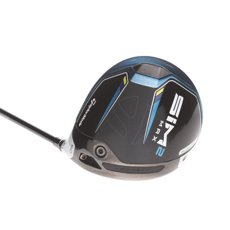 TaylorMade SIM 2 Max Graphite Mens Right Hand Driver 9* Stiff - Hzrdus Smoke RDX 70G