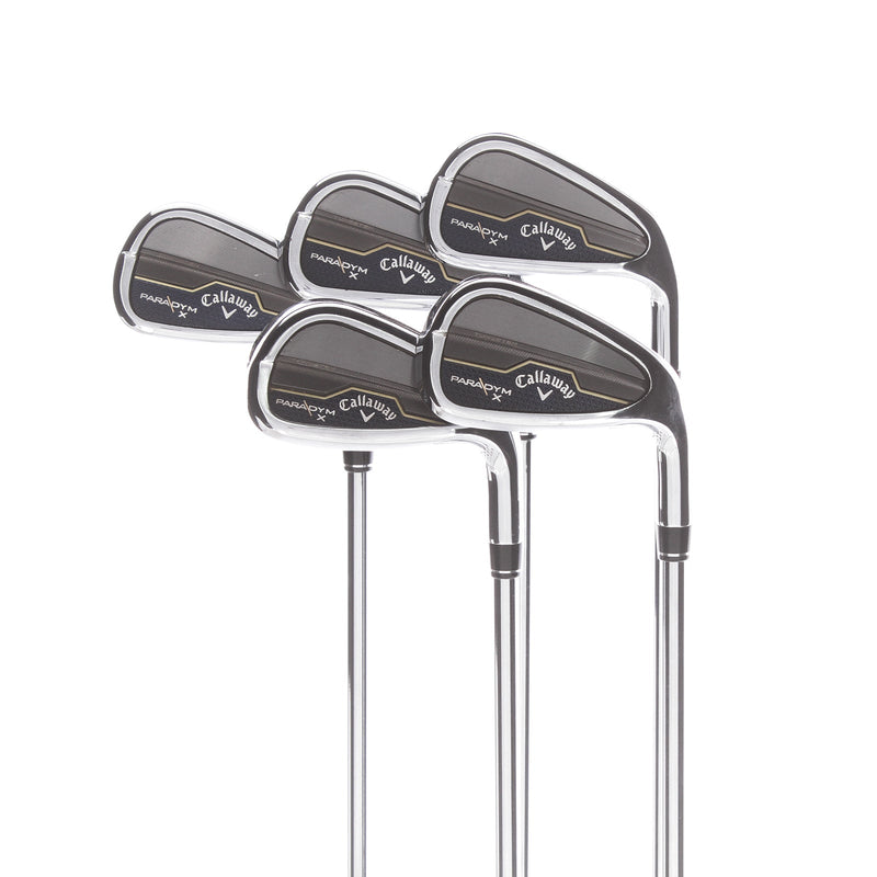 Callaway Paradym X Steel Mens Right Hand Irons 6-PW Regular - Elevate MPH 85