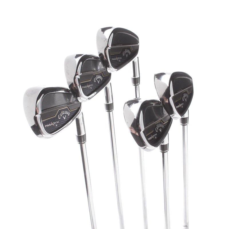 Callaway Paradym X Steel Mens Right Hand Irons 6-PW Regular - Elevate MPH 85