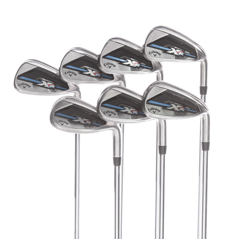 Callaway XR OS Steel Mens Right Hand Irons 5-SW Regular - True Temper Speedstep 80