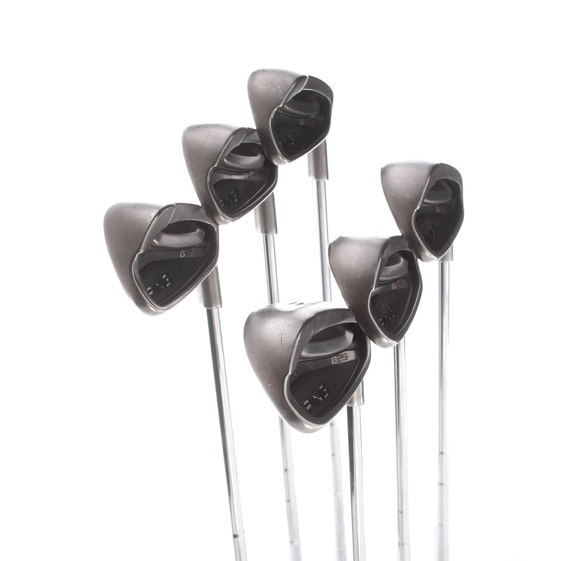 Ping G25 Steel Mens Right Hand Irons 5-PW White Dot 3* Upright Stiff - Ping CFS