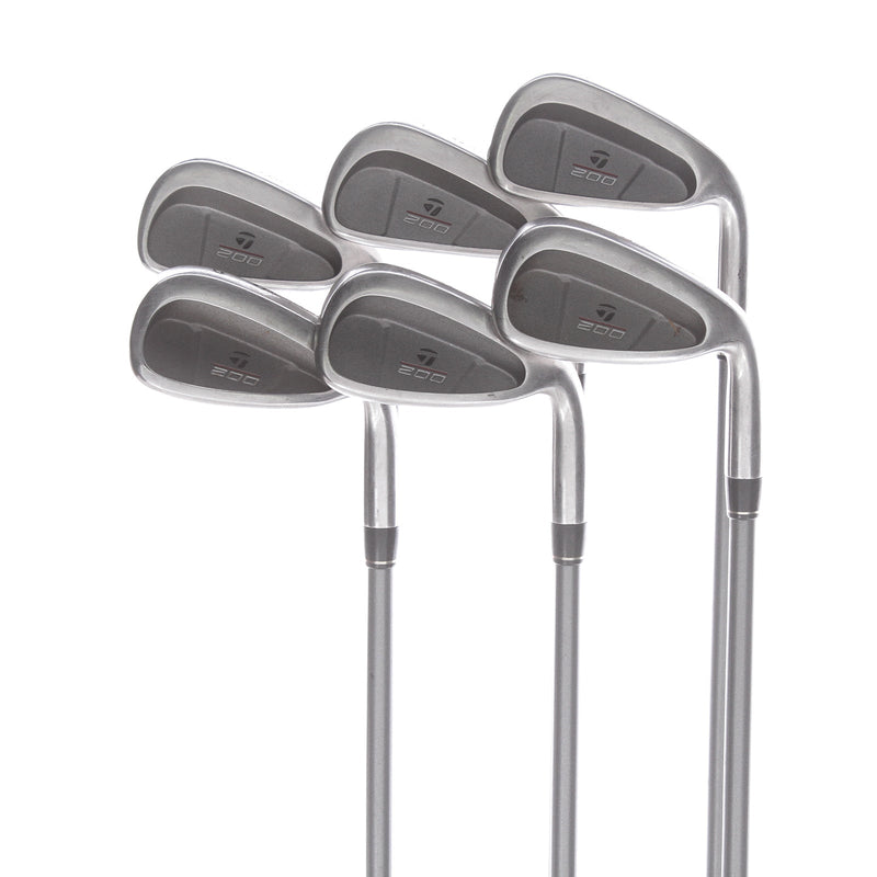 TaylorMade 200 Graphite Mens Right Hand Irons 5-PW Senior - TaylorMade Lite 80