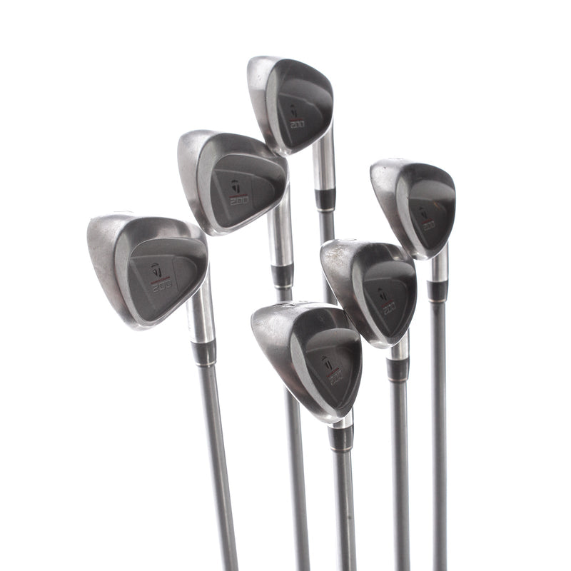 TaylorMade 200 Graphite Mens Right Hand Irons 5-PW Senior - TaylorMade Lite 80