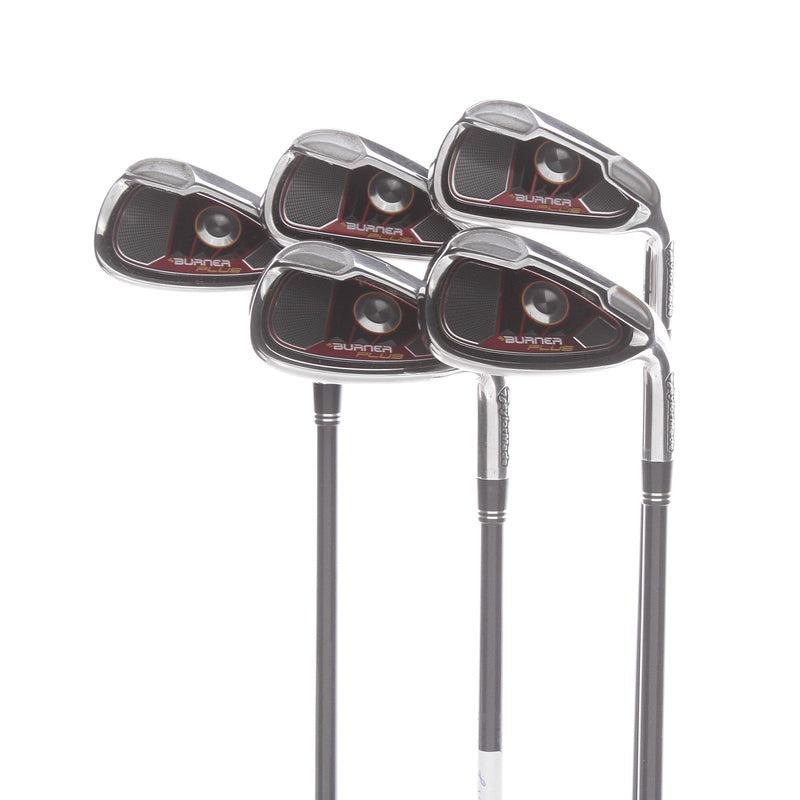 TaylorMade Burner Plus Graphite Mens Right Hand Irons 6-PW Regular - TaylorMade REAX 60