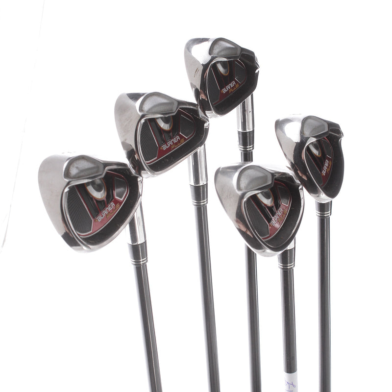 TaylorMade Burner Plus Graphite Mens Right Hand Irons 6-PW Regular - TaylorMade REAX 60