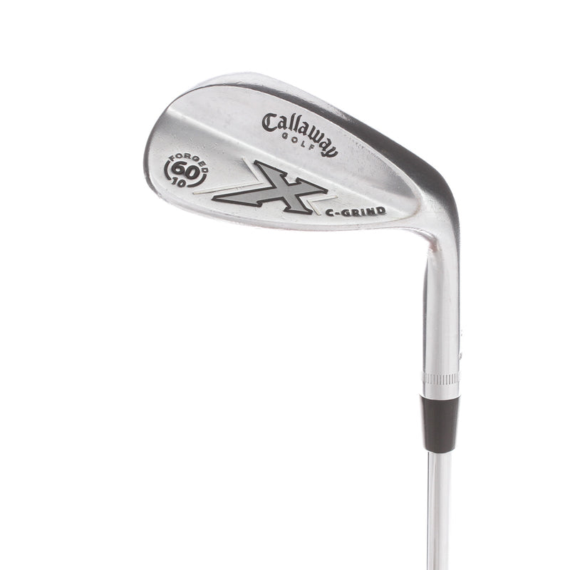 Callaway X Forged Steel Mens Right Hand Lob Wedge 60* 10 Bounce C Grind Wedge - Callaway