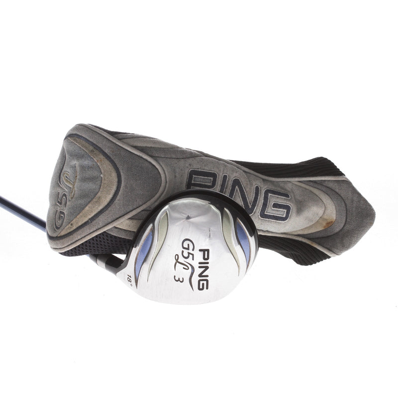 Ping G5 L3 Graphite Ladies Right Hand Fairway 3 Wood 18* Ladies - Ping ULT 50 F