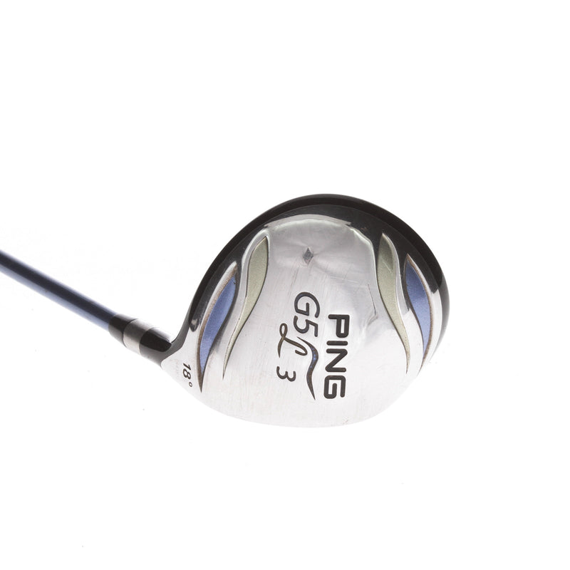 Ping G5 L3 Graphite Ladies Right Hand Fairway 3 Wood 18* Ladies - Ping ULT 50 F