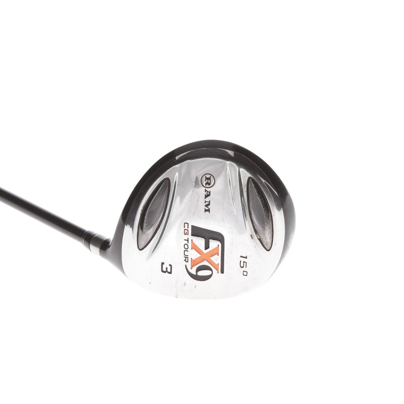 RAM FX9 CG Tour Graphite Mens Right Hand Fairway 3 Wood 15* Regular - ProLite Elite Garafalloy