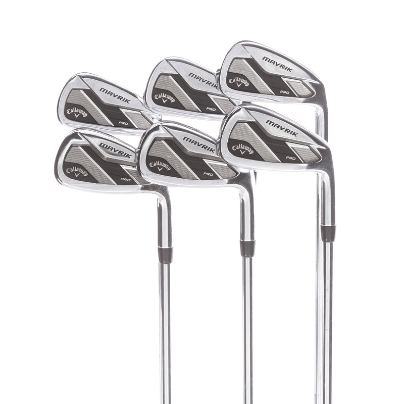 Callaway Mavrik Pro Steel Mens Right Hand Irons 5-PW Stiff - True Temper Elevate 105