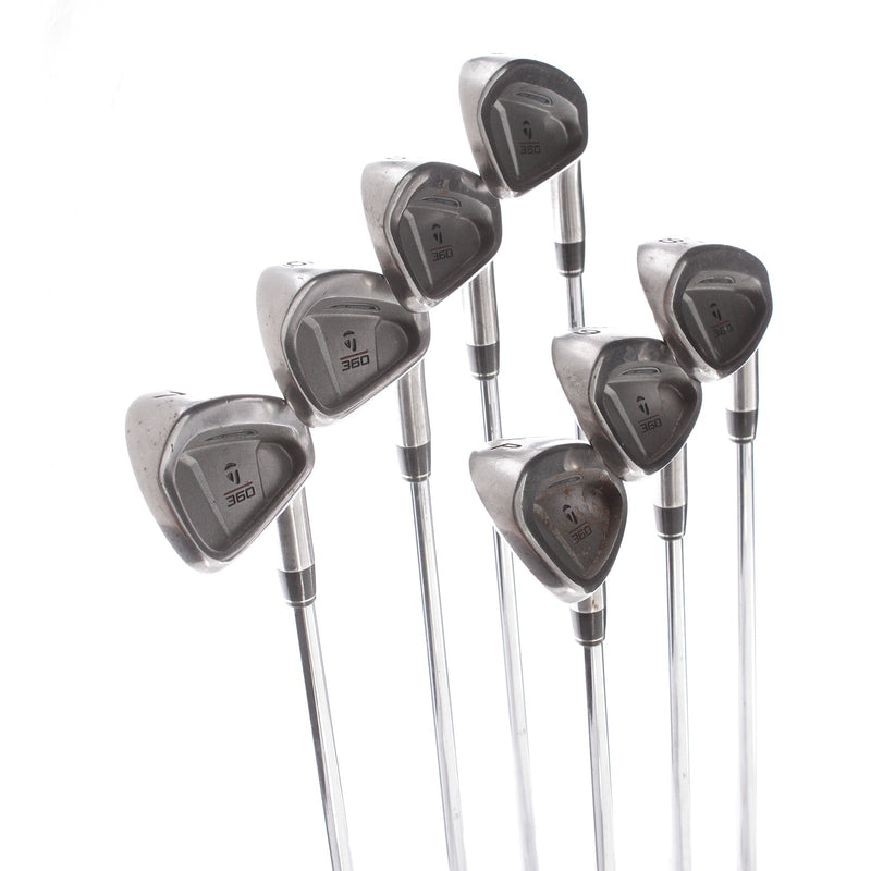 TaylorMade 360 Series Steel Mens Right Hand Irons 4-PW Regular - TaylorMade R-80