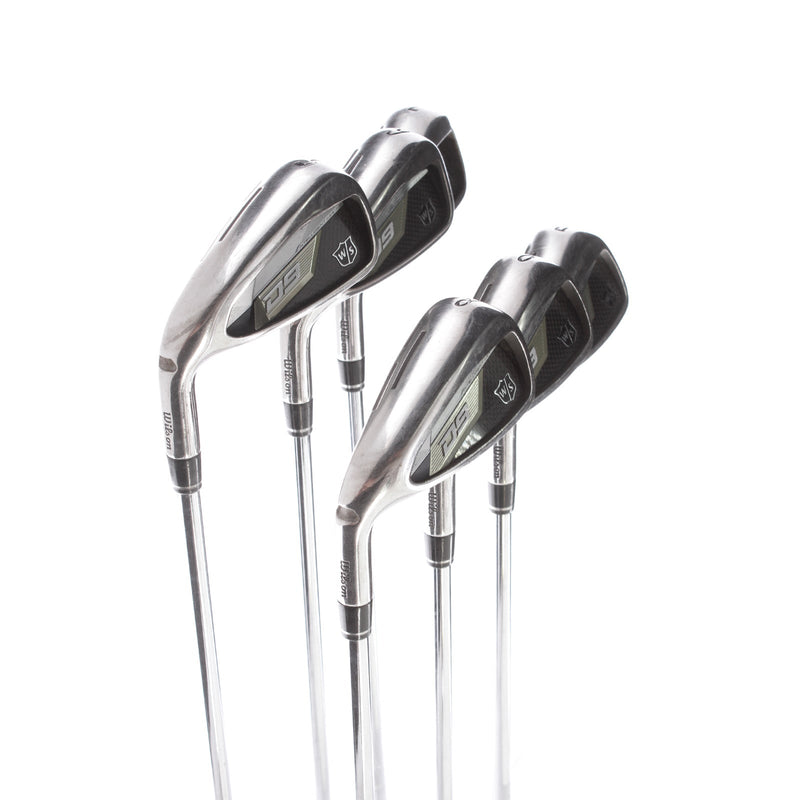 Wilson Staff D9 Steel Mens Left Hand Irons 5-PW Regular - KBS Max Ultralite