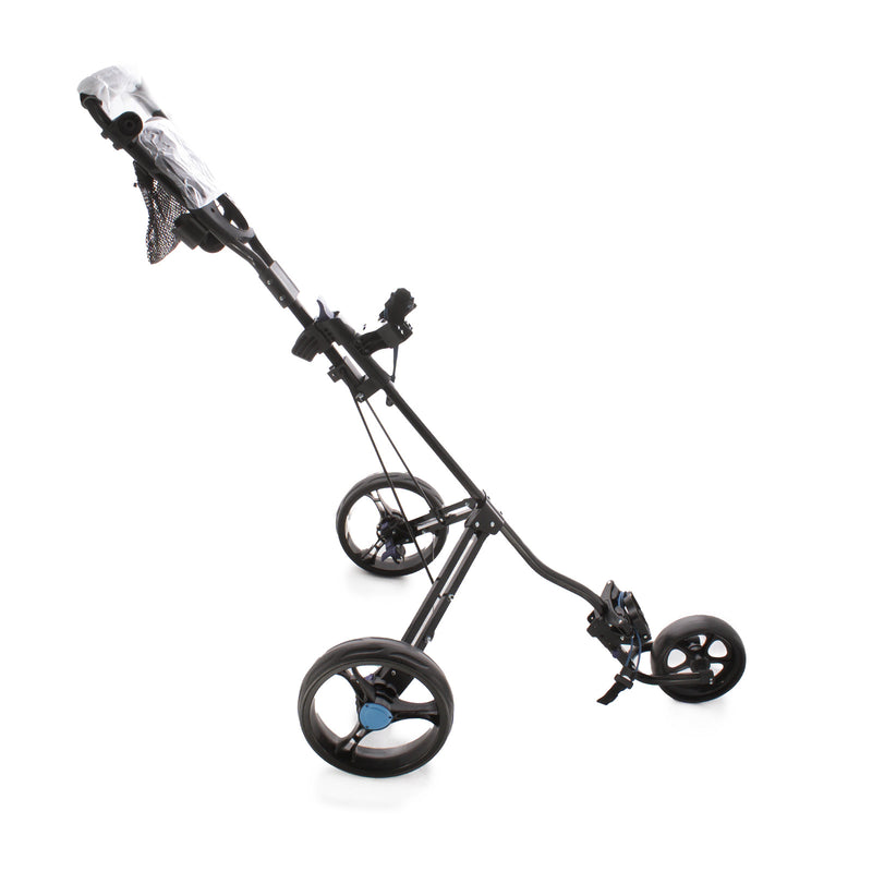 Ben Sayers D3 3-Wheel Push Trolley - Black