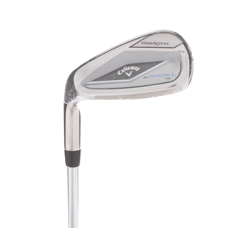 Callaway Paradym Ai Smoke HL Steel Mens Left Hand Gap Wedge 51* Regular - Elevate MPH 95