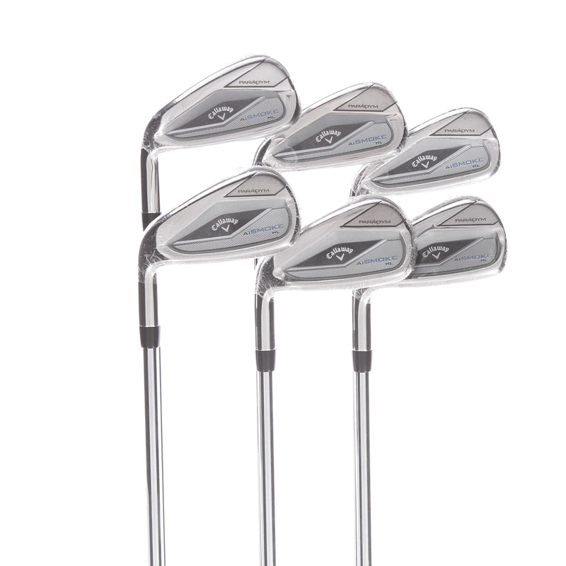 Callaway Ai Smoke HL Steel Mens Left Hand Irons 5-PW Regular - True Temper Elevate MPH 95