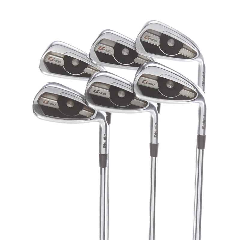 Ping G400 Steel Mens Right Hand Irons 5-PW Black Dot Stiff - Rifle Project X 6.0