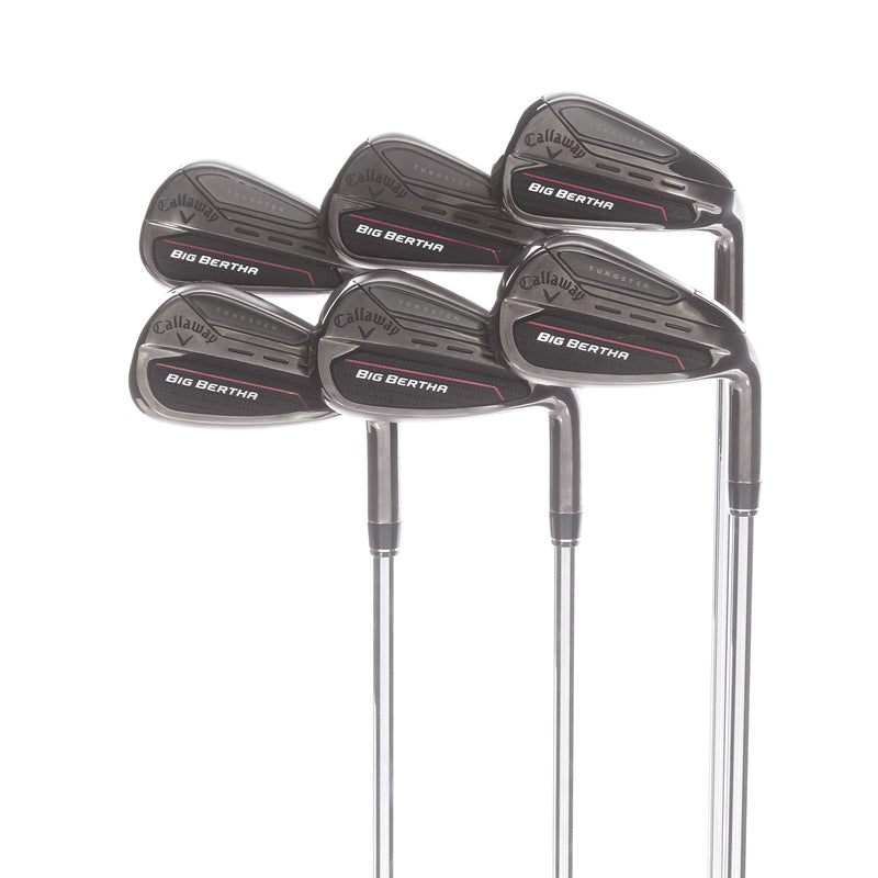 Callaway Big Bertha Steel Mens Right Hand Irons 5-PW Regular - True Temper Elevate MPH 85