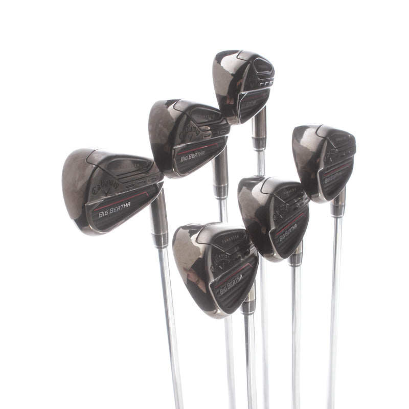 Callaway Big Bertha Steel Mens Right Hand Irons 5-PW Regular - True Temper Elevate MPH 85