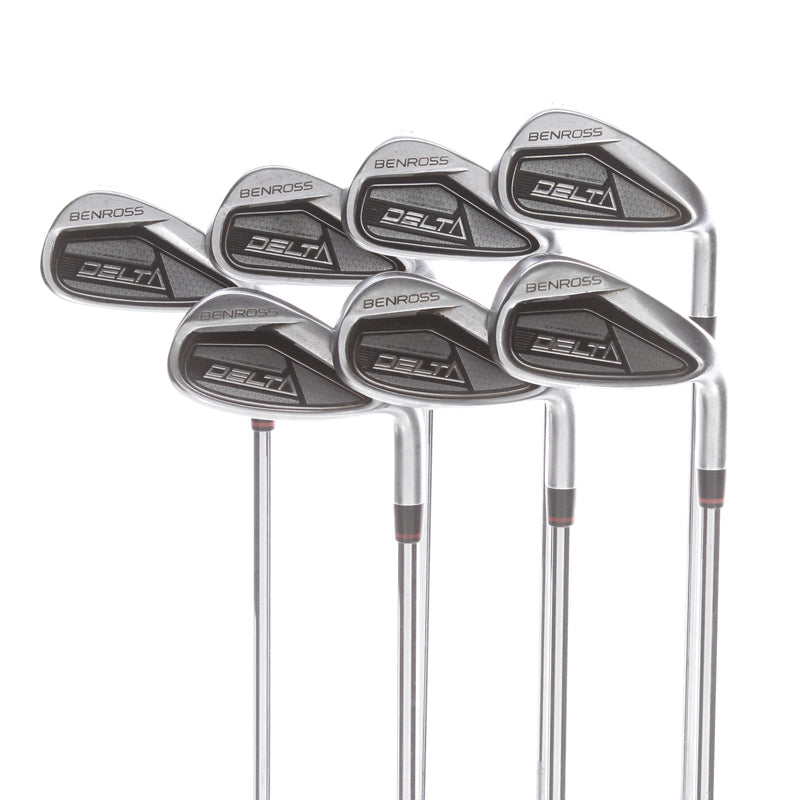 Benross Delta Steel Mens Right Hand Irons 5-SW Regular - KBS Max 80