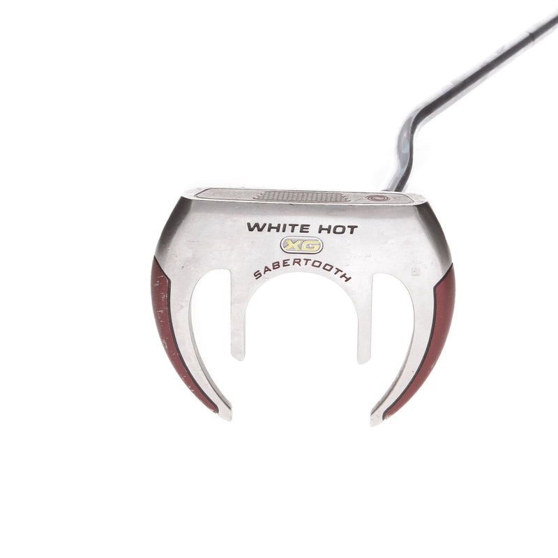 Odyssey White Hot XG Sabertooth Mens Right Hand Putter 34.5" Mallet - Golf Pride Pro Only