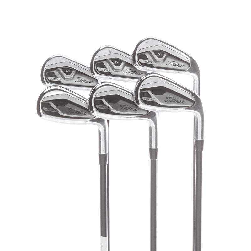 Titleist T300 Graphite Mens Right Hand Irons 5-PW Regular - Tensei AV Red AM(2)