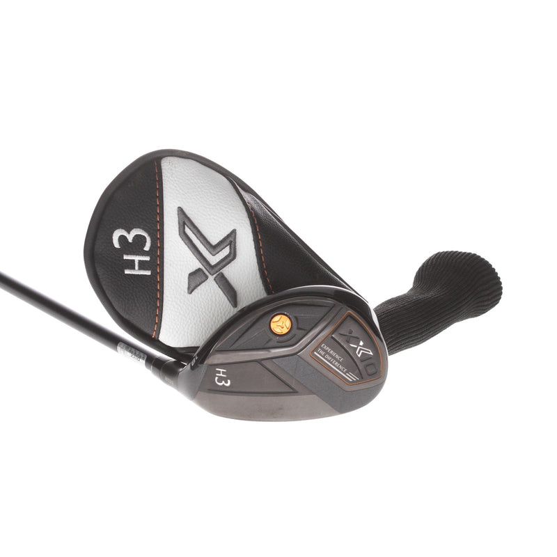 XXIO X Black Graphite Mens Right Hand 3 Hybrid 18* Regular - Miyazaki AX-1