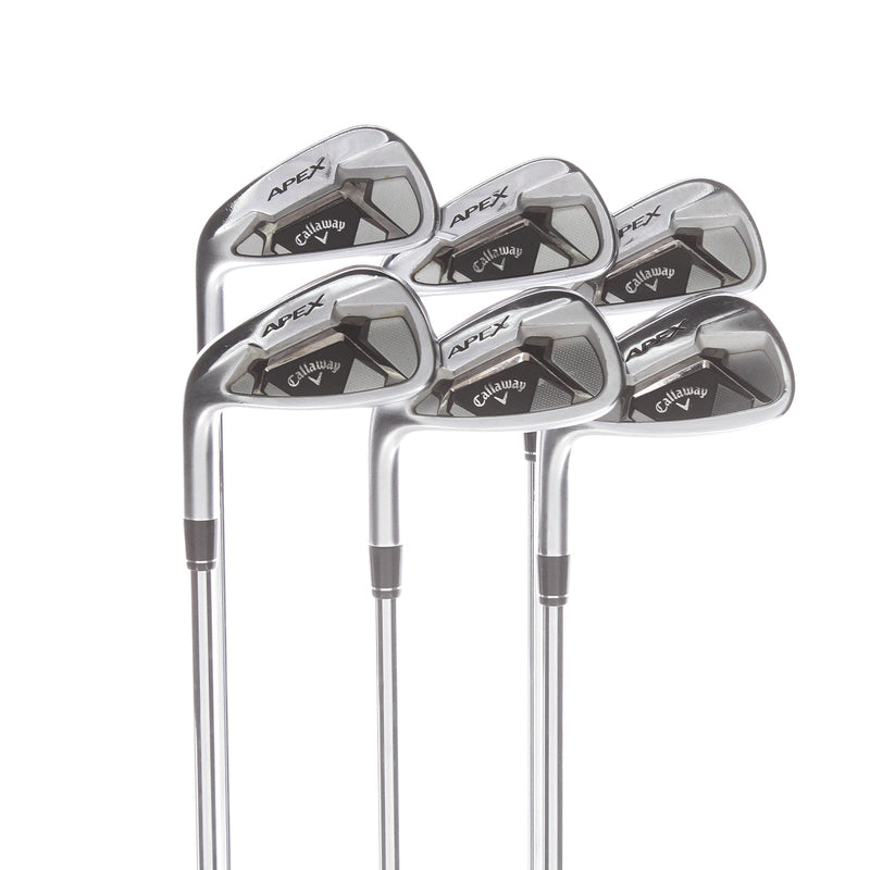 Callaway Apex 21 Steel Mens Left Hand Irons 5-PW Regular - True Temper Elevate MPH 95