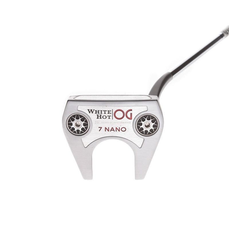 Odyssey White Hot OG 7 Nano Mens Right Hand Putter 32.5" Mallet - Evnroll Gravity Grip