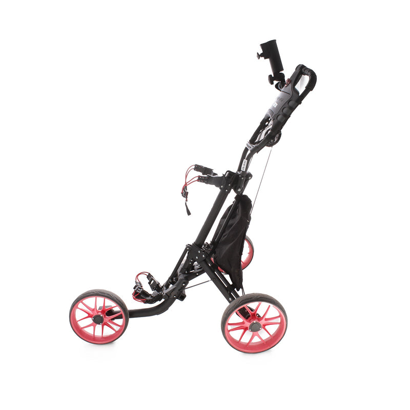 Druids 3-Wheel Push Trolley - Black/Red