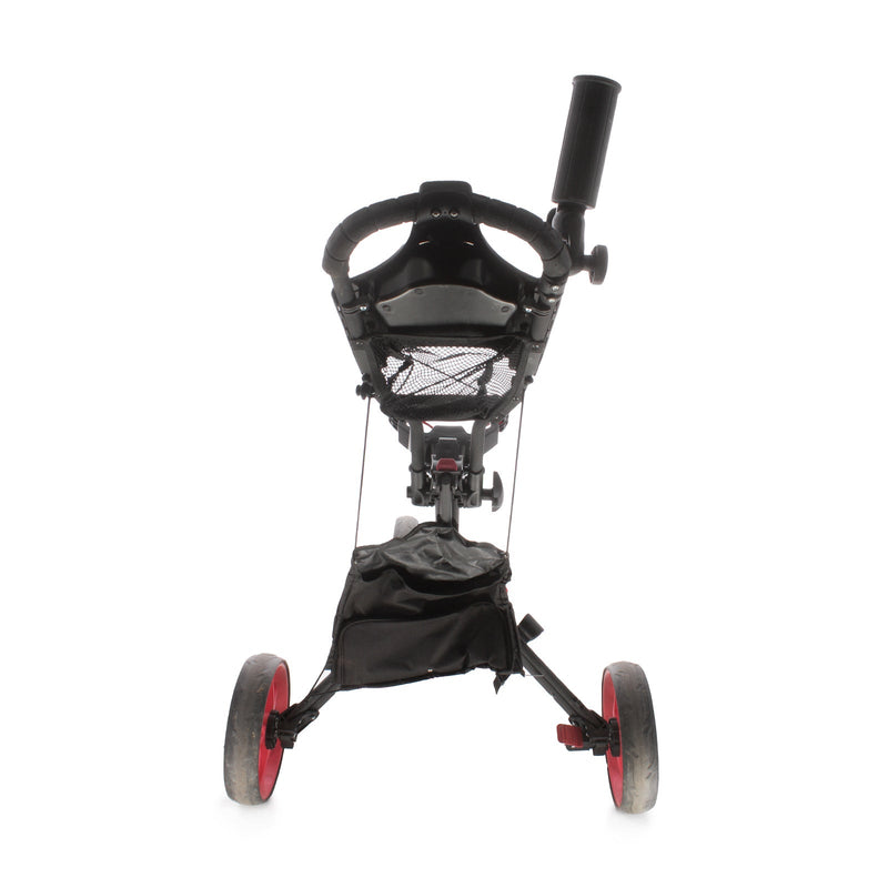 Druids 3-Wheel Push Trolley - Black/Red