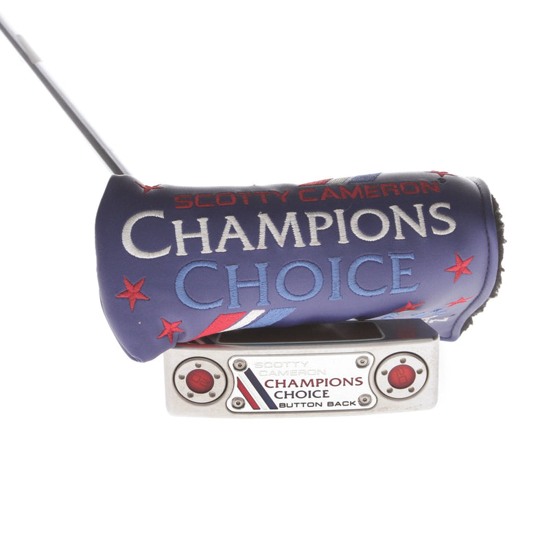 Scotty Cameron Champions Choice Button Back Mens Left Hand Putter 33" Blade - Golf Pride