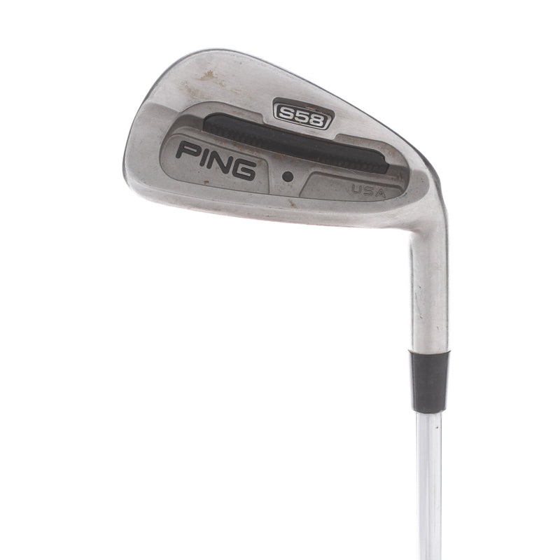 Ping S58 Steel Mens Right Hand 7 Iron Black Dot   Stiff - Ping Karsten Z-Z65