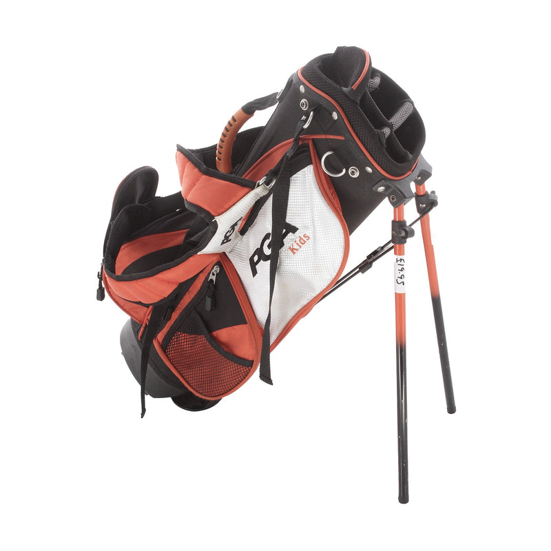 PGA Kids Stand Bag - Orange/Black/ White