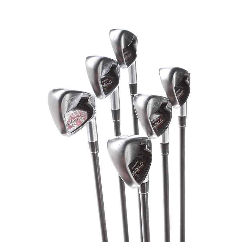 Callaway Big Bertha Diablo Graphite Mens Right Hand Irons 4-9 Regular - Callaway Diablo 75i