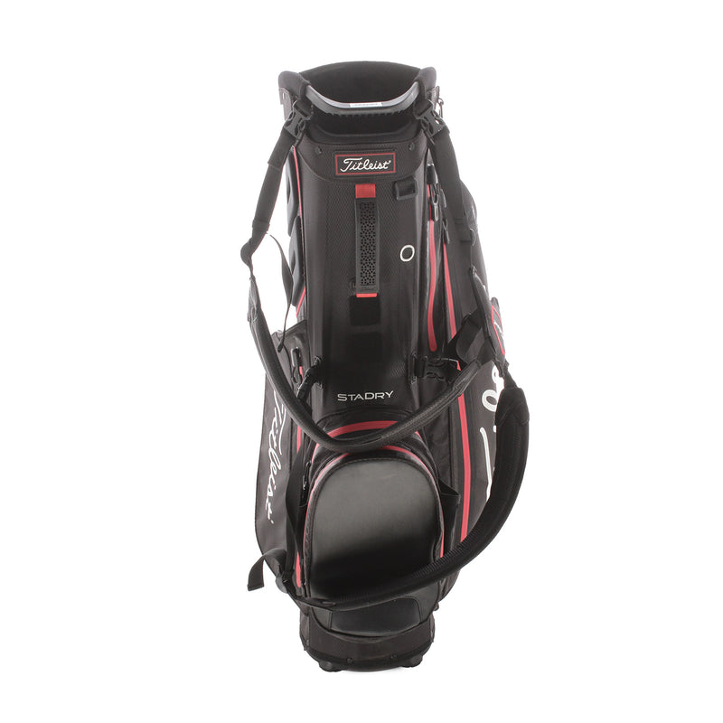 Titleist Stadry Stand Bag - Black/Red