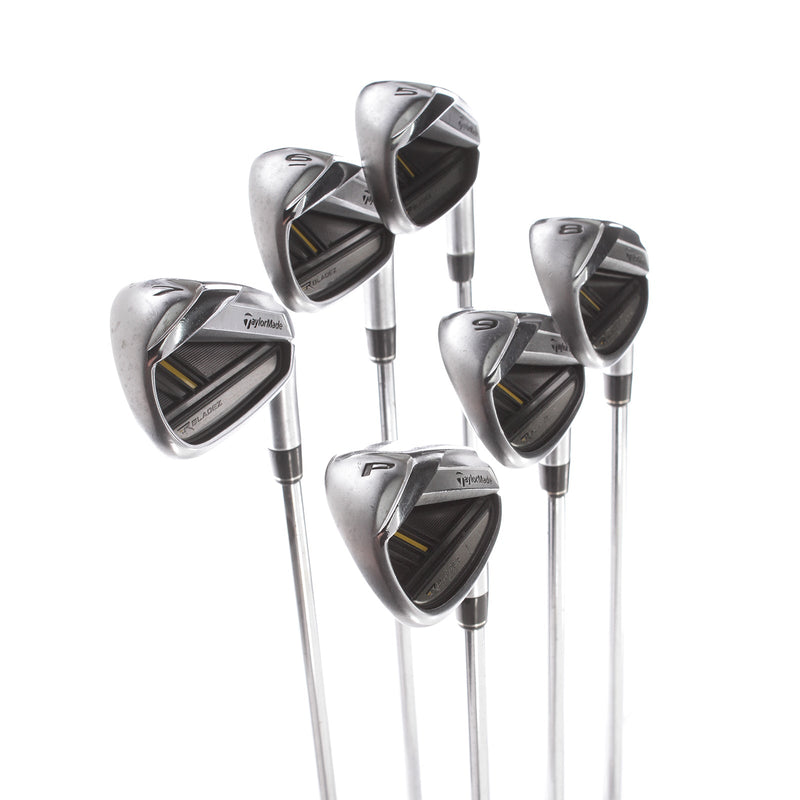 TaylorMade Rocketbladez Steel Mens Right Hand Irons 5-PW Regular - TaylorMade Rocketfuel 85G