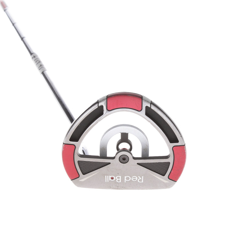 Odyssey Red Ball Mens Right Hand Putter 34" Mallet - Golf Pride Tour SNSR