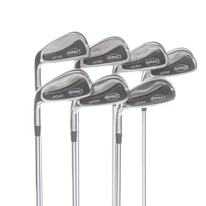 Hippo UC500 Impact Steel Mens Left Hand Irons 5-SW Regular - True Temper Hippo