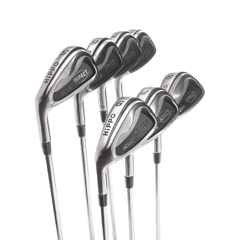 Hippo UC500 Impact Steel Mens Left Hand Irons 5-SW Regular - True Temper Hippo