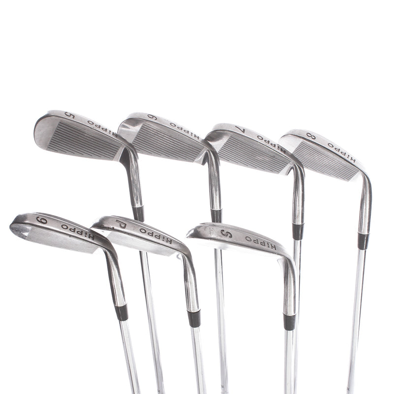 Hippo UC500 Impact Steel Mens Left Hand Irons 5-SW Regular - True Temper Hippo